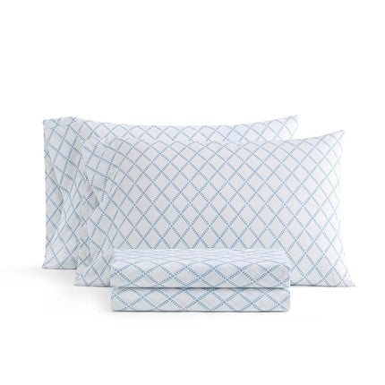 Martha Stewart - King Cotton Percale Sheet Set wit