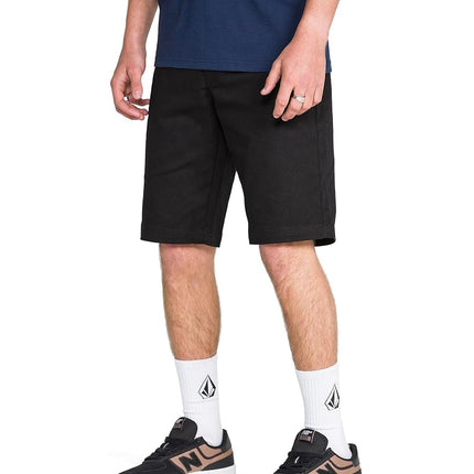 Volcom Men's Vmonty Chino Shorts Casual, Black, 34
