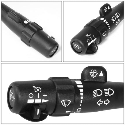 DNA MOTORING OEM-SW-0005 Combination Switch Compatible with 03-07 Silverado Sierra Tahoe Yukon XL Escalade H2,Cruise Control, H/L Dimming, Turn Signal