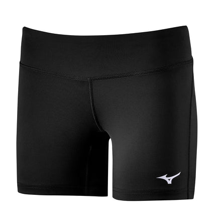Mizuno Women's Victory 5" Inseam Volleyball Shorts, Black, XXL