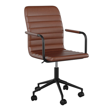 Martha Stewart Taytum Swivel Task Chair with Armre