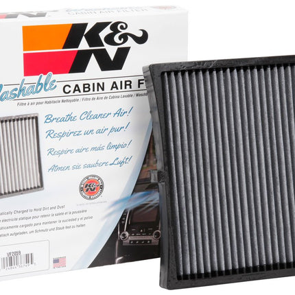 K&N LIFETIME Cabin Air Filter: Premium, Washable, Clean Air for your Cabin: Compatible with 2017-2024 Hyundai/KIA: Accent, Elantra, I20, I30, Cerato, Forte, K3, Rio, VF2059