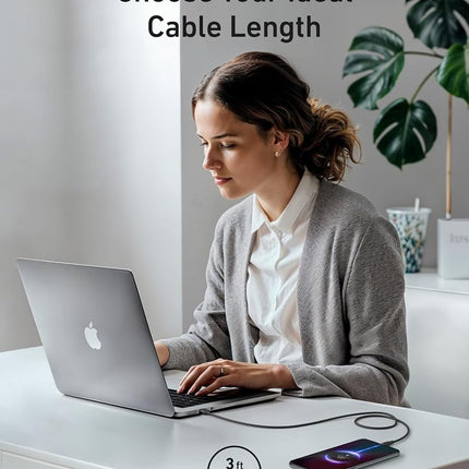 Anker Cable, USB A to USB C Cable for iPhone 16 15 ro Max Plus and More (6FT, 2Pack, Black)