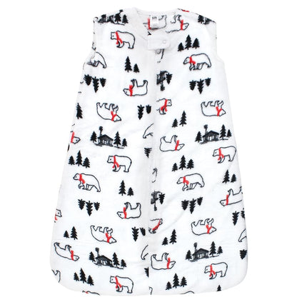 Gigoteuse, Sac de couchage, Couverture bébé unisexe en peluche Hudson Baby, Ours d'hiver sans manches, 18-24 mois
