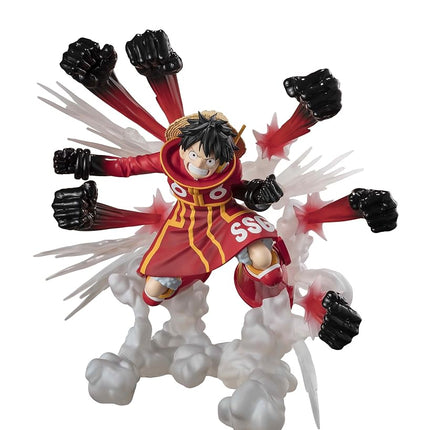 TAMASHII NATIONS - One Piece - [Extra Battle] Monkey D. Luffy -Gum-Gum Hawk Gatling- FiguartsZERO Collectible Figure