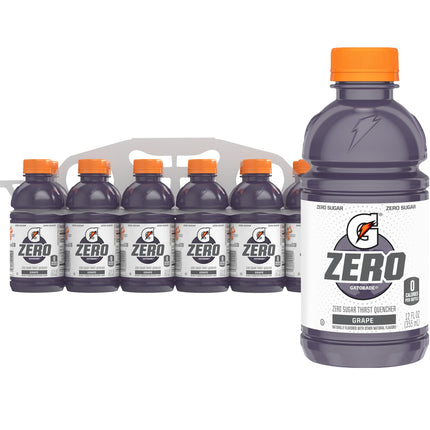 Thirst Quencher, Grape, 12oz Bottles (12 Pack)