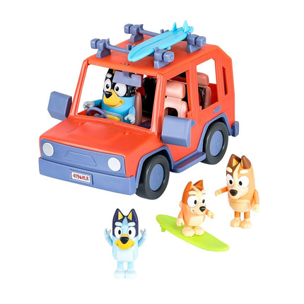 Bluey Heeler 4WD Family Toddler Toy Car, Pretend P