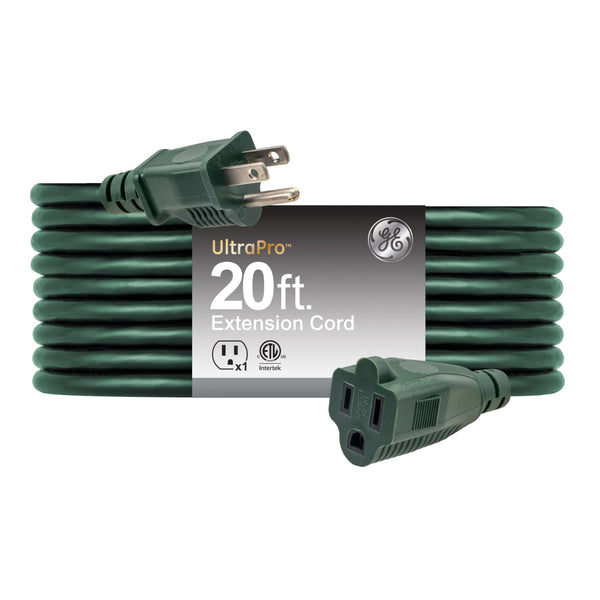 GE 81599 Waterproof Outdoor Extension Cable, 3 Pin
