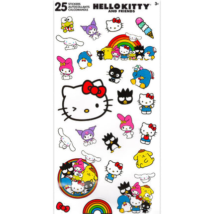 Mochila y lonchera de My Melody y Kuromi para niñas - Incluye mochila de My Melody y Kuromi de 40 cm, lonchera, botella de agua, pegatinas y más | Set de mochila de Hello Kitty and Friends