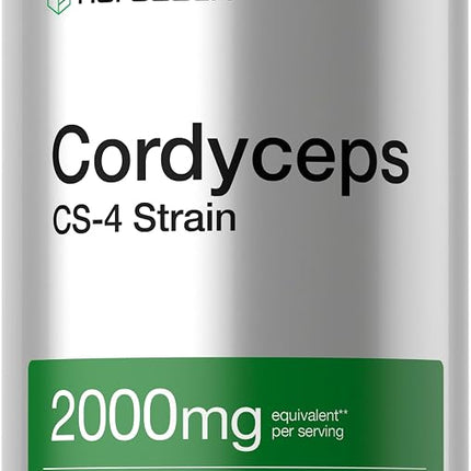 Cordyceps Capsules | 2000mg | 200 Count | Non-GMO 