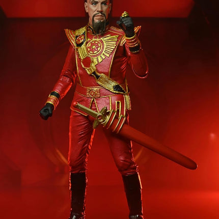 Ultimate Ming (Red Military Outfit) - King Features 7” Action Figure - Flash Gordan 1980 - NECA Collectibles