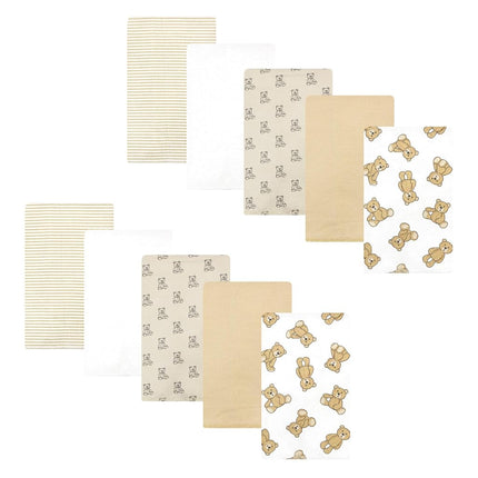 Hudson Baby Unisex Baby Cotton Flannel Burp Cloths