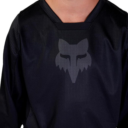 Fox Racing - Youth 180 Blackout Jersey,Black,YM
