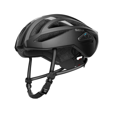 Sena R2 EVO Road Cycling Helmet (Matte Black, L)