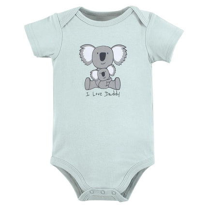 Grenouillères en coton Hudson Baby unisexe pour bébé, motif Koala papa, 12-18 mois