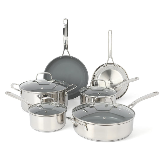 Martha Stewart Delaroux 10 Piece Stainless Steel P