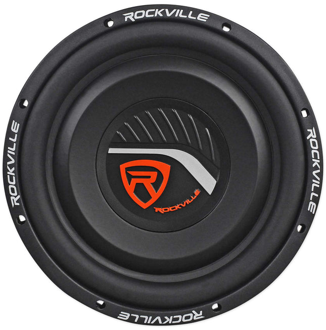 2 Rockville W12T4S2 12" Shallow Mount 1400w Car Subwoofers, CEA Compliant, 2-Ohm