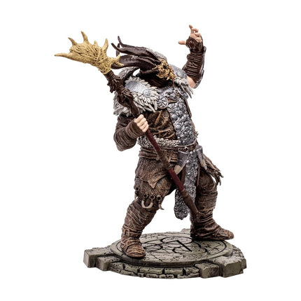 McFarlane Toys Diablo IV Landslide Druid 1:12 Scale Posed Figure with Interchangeable Head and Hand, 3 Weapons, Display Base, and Mystery Weapon - Channel the Fury of Nature