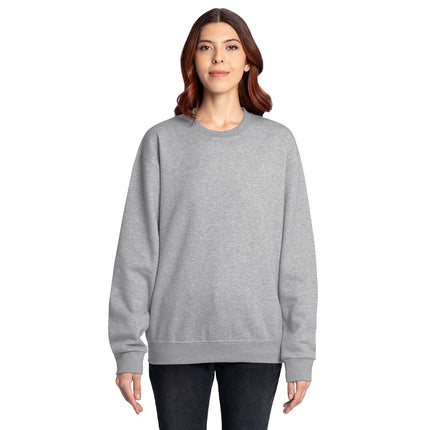 Fruit of the Loom Men's Eversoft Fleece Crewneck Sweatshirts, Moisture Wicking & Breathable, Sizes S-4x, Grey Heather, 3XL