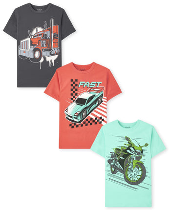 The Children's Place Boys Short Sleeve Graphic T-S