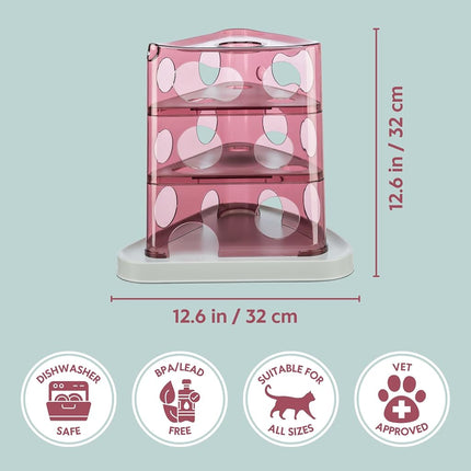Trixie Cheese Tower Interactive Cat Toy, Enrichment Toys for Indoor Cats