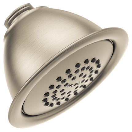 Moen 6371EPBN Collection 4-Inch Fixed Eco-Performance Single Function Showerhead, Brushed Nickel