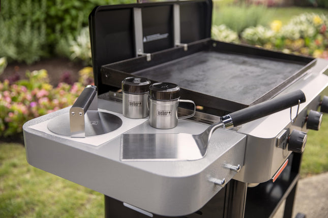 Weber 3400061 Smashed Burger Set, Stainless Steel