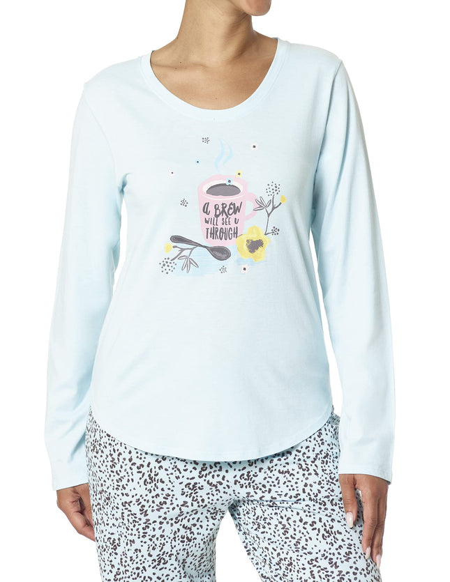HUE Women's Fashion Sleepwear Pajama Tops, Corydal
