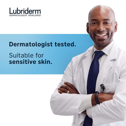 Lubriderm Daily Moisture Hydrating Body and Hand Lotion with Vitamin B5, Non-Greasy, 24 fl. oz