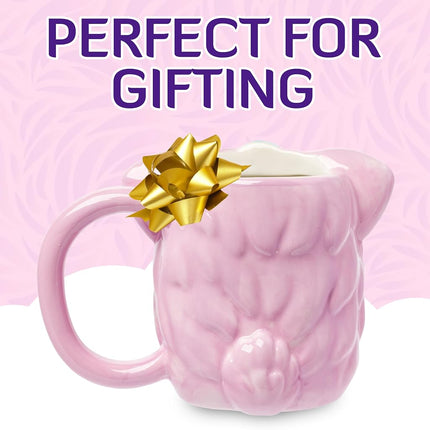 Silver Buffalo Furby Pink Toy, 3D Sculpted Mug, 20oz