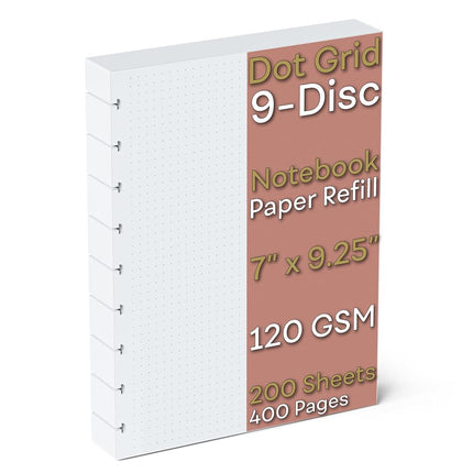 Discbound Dotted Grid Paper, 120 GSM Refill, 200 S