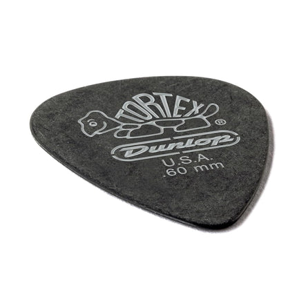 Jim Dunlop 488R.60 Guitar Picks, 0.60 mm, Pitch Black