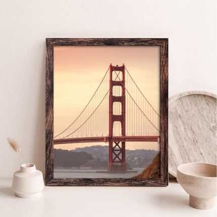 BESCRCL 20x25 Picture Frame Brown, Poster Frames Wall Hanging, Display Pictures 20 x 25 without Mat, 1 Pack
