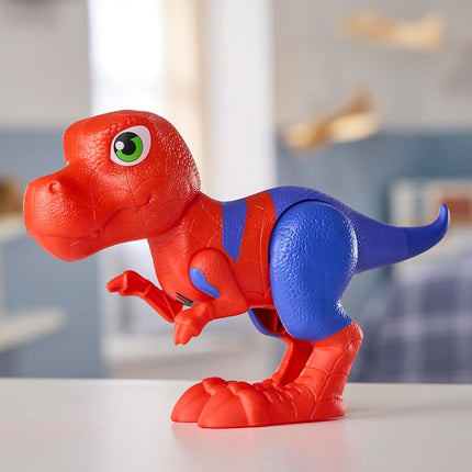 Marvel Spidey and His Amazing Friends Spidey-Rex Supersized Action Figure, 22.8-cm (9 inch) Super Hero Dinosaurs Toys for Children, Ages 3+, Red
