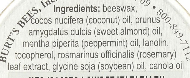 Burt's Bees 100% Natural Moisturizing Lip Balm, Beeswax, 8.5g