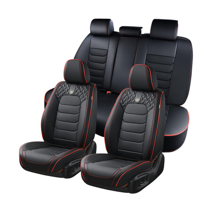 FLORICH Seat Covers Full Set,Leather Seat Covers, 