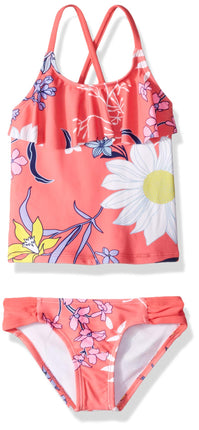 Kanu Surf Girls' Charlotte Flounce Tankini Beach S