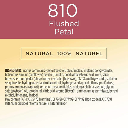 Burt's Bees Moisturising Full Coverage Liquid Lipstick, 5.95 g, Flushed Petal