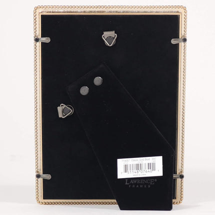 Lawrence Frames 714057 5x7 Gold Metal Classic Bead Picture Frame