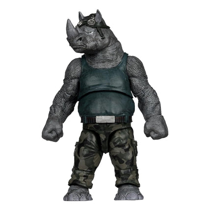 McFarlane Teenage Mutant Ninja Turtles (Page Punchers) Rocksteady 5in Action Figure with Comic Toys