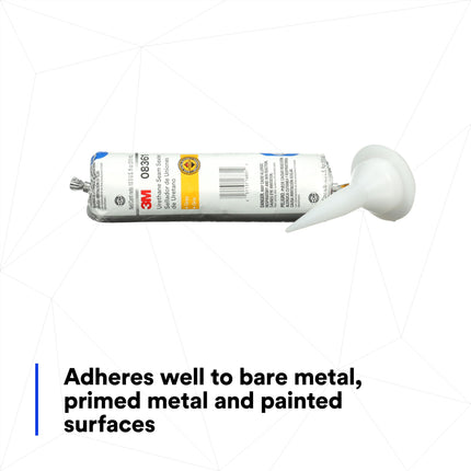 Sellador de juntas de uretano gris Ultrapro 3M 08361 - Paquete de lámina de 310 ml
