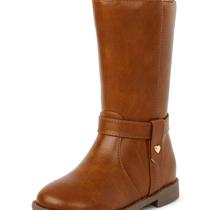 The Children's Place Bottes d'équitation hautes équestres pour bébé fille, beige, 11 enfant en bas âge