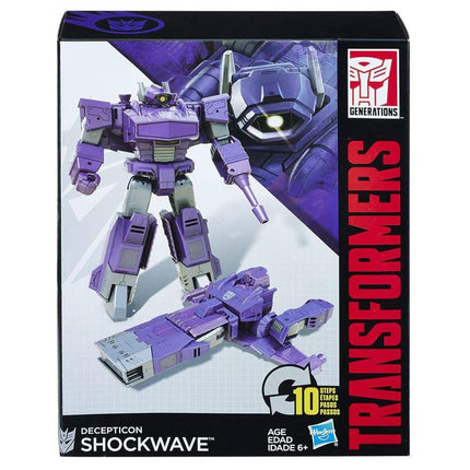 Figurine Transformers Generations Cyber Battalion Classe Shockwave – Exclusivité