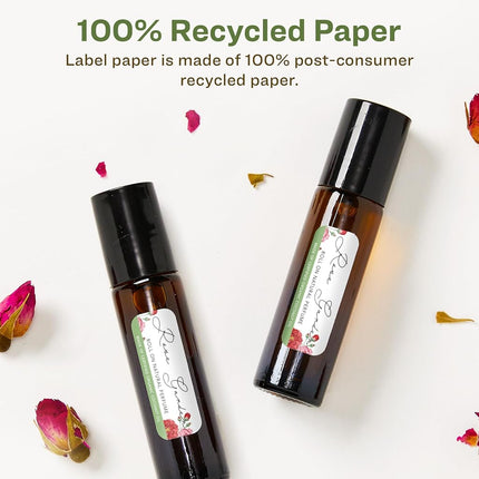 Avery EcoFriendly Matte White Recycled Rectangle Labels, 1" x 1.5", Print-to-The-Edge, Matte White Labels, Permanent Adhesive, Laser/Inkjet Printable, 3,200 Total