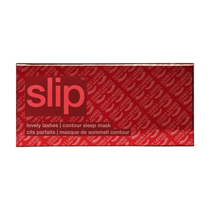 slip Pure Silk Contour Sleep Mask: Protect Your Delicate Lashes with Our Innovative, Lash-Friendly Design. Experience Uninterrupted Beauty Sleep with Slipsilk™ Comfort, 1 Contour Mask, Scarlet