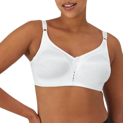 Soutien-gorge sans armatures double maintien pour femme Maidenform DF3820, Blanc (Blanc 100), 44DD (Taille fabricant : 100E)