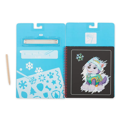 Melissa & Doug PAW Patrol Scratch Art 3-Pack – Chase, Skye, Marshall Color Reveal Travel Activity Pads