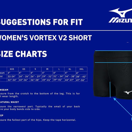 Mizuno Women's Standard Vortex V2 Volleyball Short