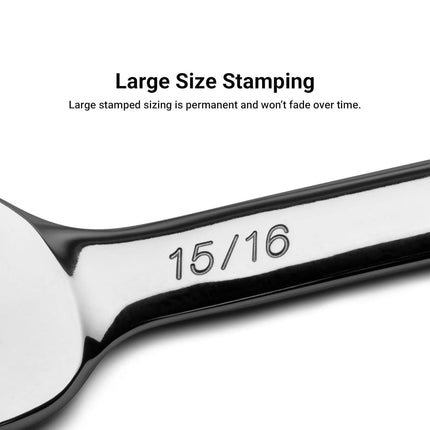 Capri Tools 1-1401 SmartKrome 1/4-Inch Combination Wrench, 12 Point, SAE
