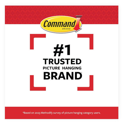 Command Large Universal Frame Hanger, 3-Hangers, 6-Strips, 6-Frame Stabilizer Strips, Decorate Damage